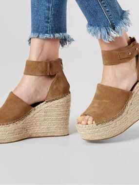 Dolce Vita Suede Espadrille Wedge Sandal